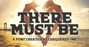 there must be font 310x165 - There Must Be Font Free Download