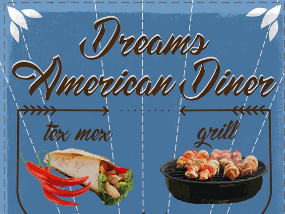 dream american - Dream American Diner Font Free Download