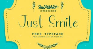 just smile 310x165 - Just Smile Typeface Free Download