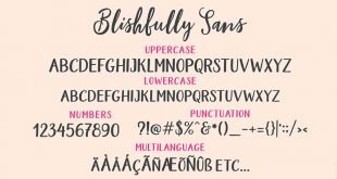 blisfully 310x165 - Blishfully Duo Font Free Download