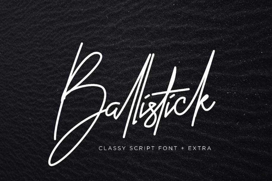 ballisticks - Ballistick Signature Font Free Download