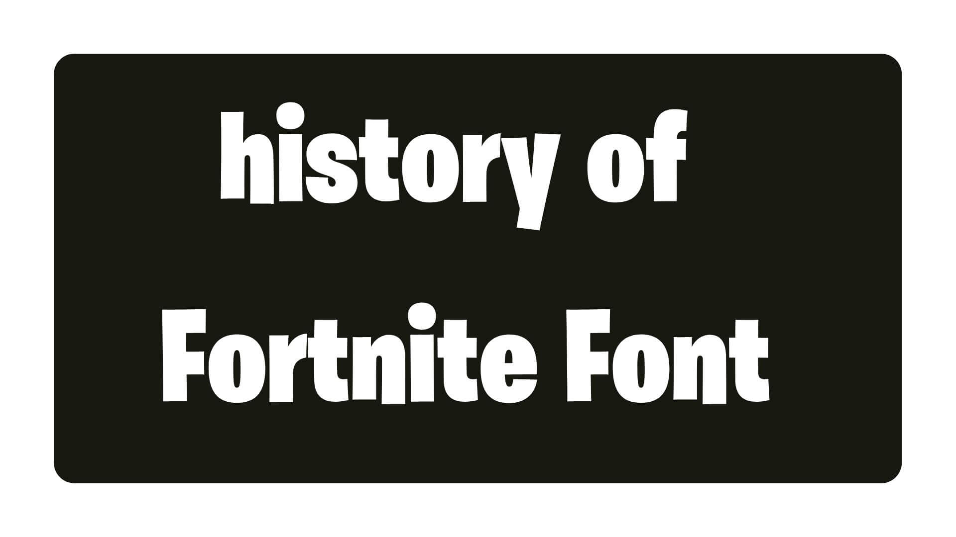 History of Fornite Fon
