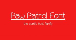 Paw Patrol Font 310x165 - Paw Patrol Font Family Free Download