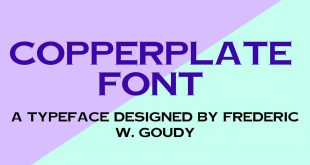 Copperplate Font