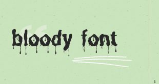 Bloody Font