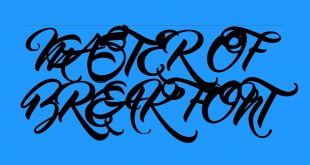 Master of Break Font