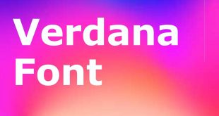 Verdana Font