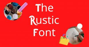 The Rustic Font