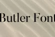 Butler Font 110x75 - Butler Font Family Free Download