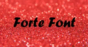 Forte Font 310x165 - Forte Font Free Download