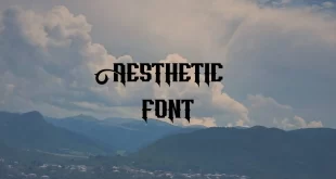 aesthetic font feature 310x165 - Aesthetic Font Free Download