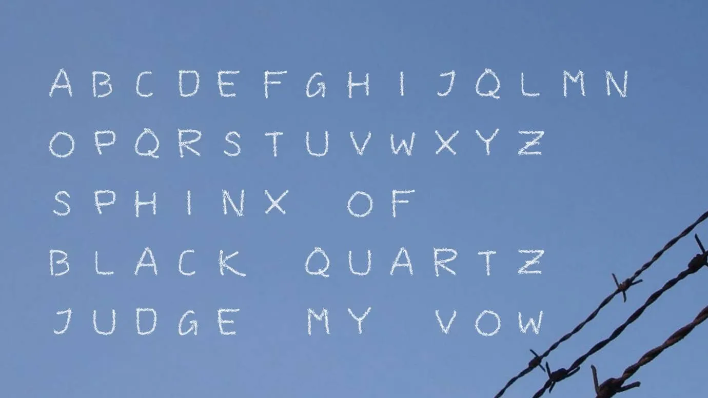 Barbed Wire Font