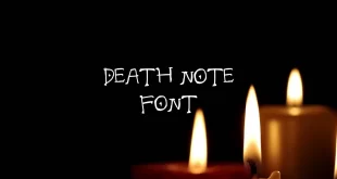 death note font feature 310x165 - Death Note Font Free Download