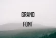 grand font feature 110x75 - Grand Font Free Download