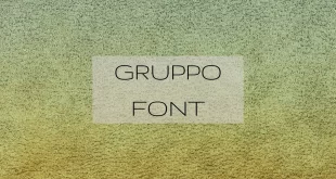 gruppo font feature 310x165 - Gruppo Font Free Download