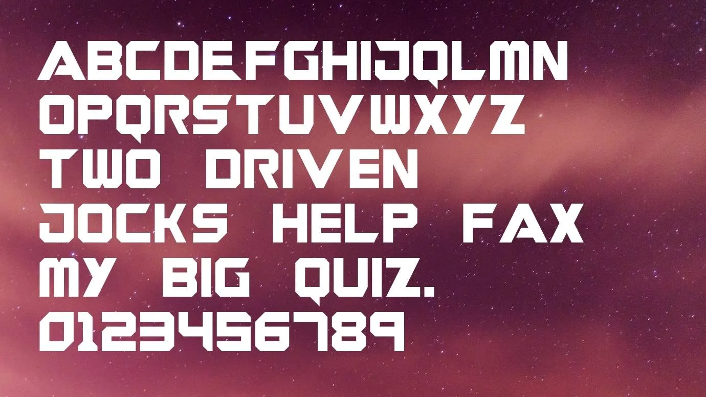 Guardians of The Galaxy 2 Font