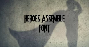 heroes assemble font feature 310x165 - Heroes Assemble Font Free Download