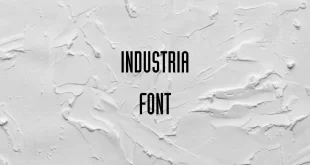 industria font feature 310x165 - Industria Font Free Download