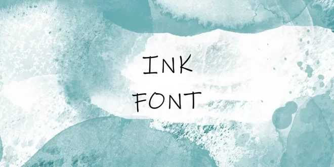 ink font feature 660x330 - Ink Font Free Download