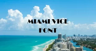 miami vice font feature 310x165 - Miami Vice Font Free Download