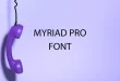 myriad pro font feature 110x75 - Myriad Pro Font Free Download
