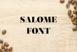 salome font feature 110x75 - Salome Font Free Download