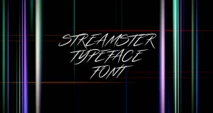 streamster typeface font feature 310x165 - Streamster Font Free Download