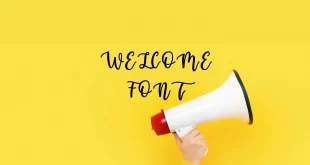 welcome font feature 310x165 - Welcome Font Free Download