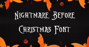 nightmare before christmas font feature1 310x165 - Nightmare Before Christmas Font