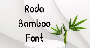 Roda Bamboo Font