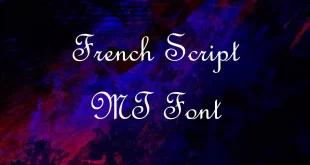 French Script MT Font