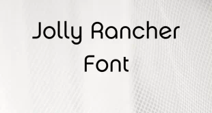 Jolly Rancher Font