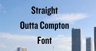 Straight Outta Compton Font