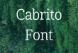 Cabrito Font