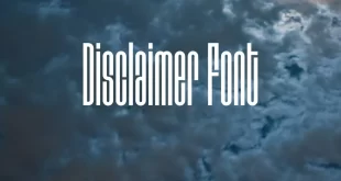 Disclaimer Font