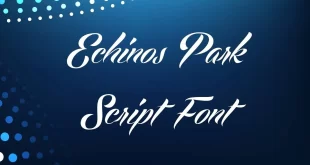 Echinos Park Script Font