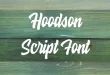 Hoodson Script Font