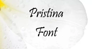 Pristina Font