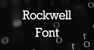 Rockwell Regular Font