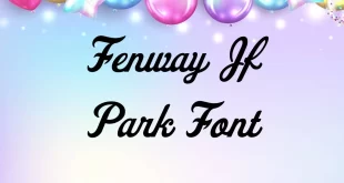 Fenway Park Jf Font
