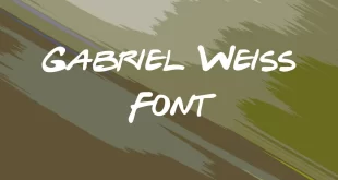 Gabriel Weiss' Friends Font