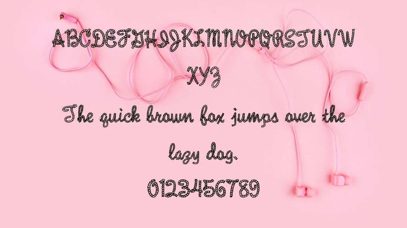 Rope Font