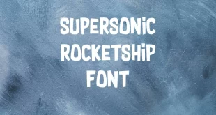 Supersonic Rocketship Font