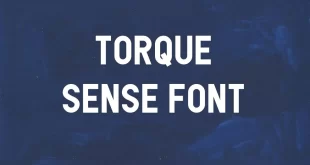Torque Sense Font