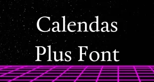 Calendas Plus Font