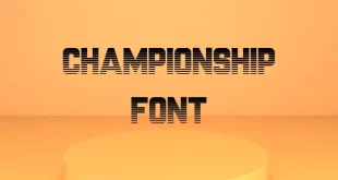 Championship Font