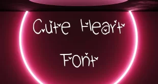 Cute Heart Font