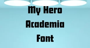 My Hero Academia Font