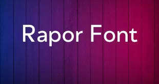 Rapor Font