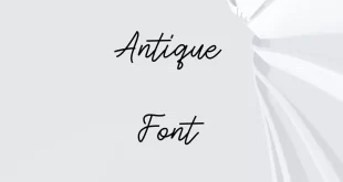 Antique Font